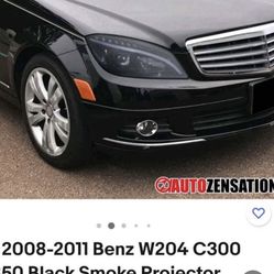 Black Smoke Projector Headlights 