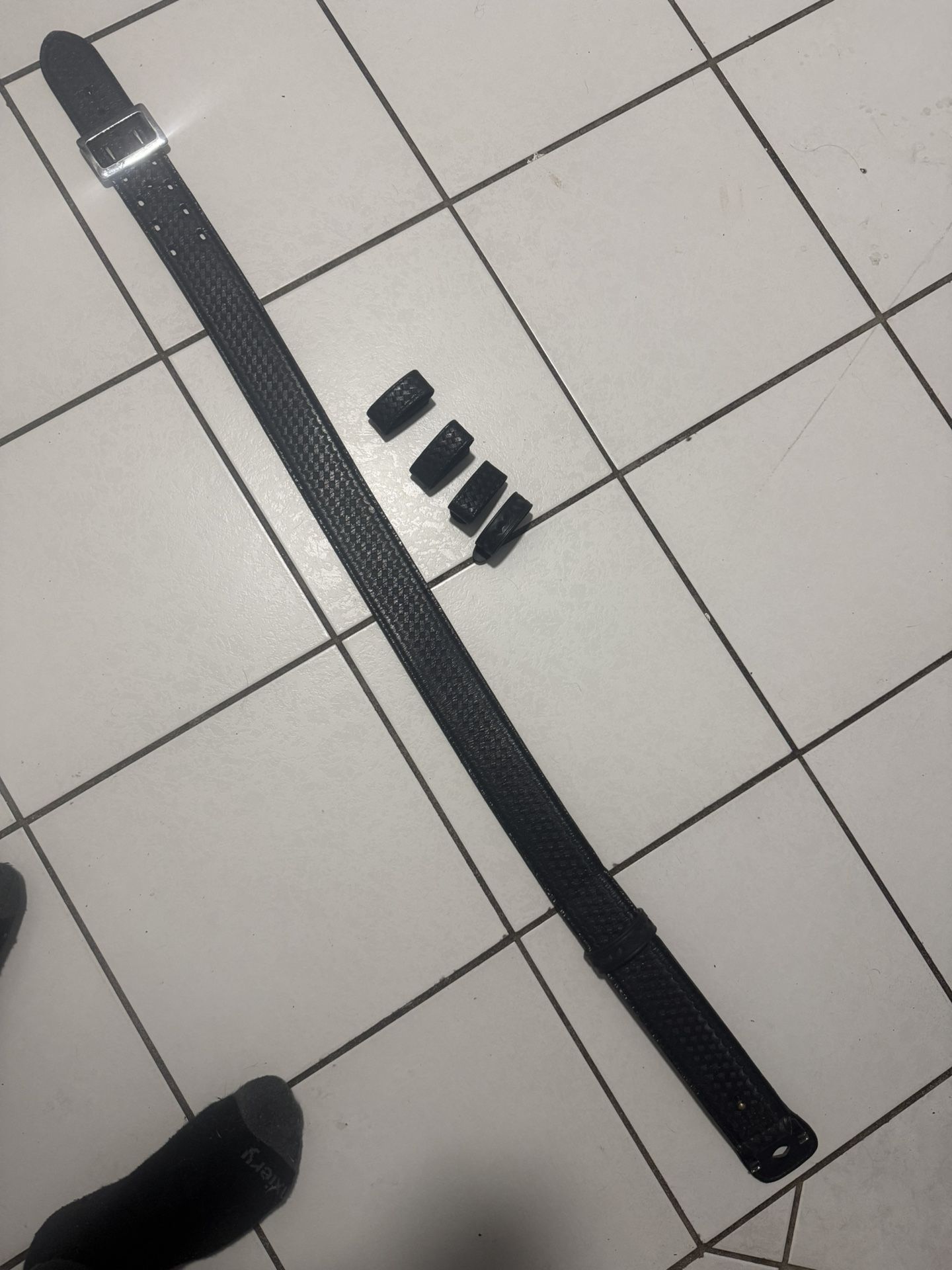 Basket Weave Duty Belt