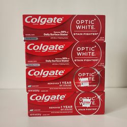 4 Colgate Optic White Toothpaste