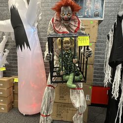Cagey The Clown With Kid