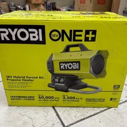 Heater -Ryobi - Hybrid -18V OR Propane Heater -(Heater Only )