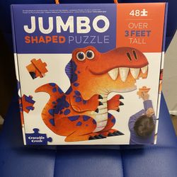 JUMBO SHAPED PUZZLE/ DINOSAUR SHAPE..