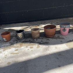 Various pots