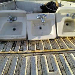 Three Used Sinks $20 A Piece