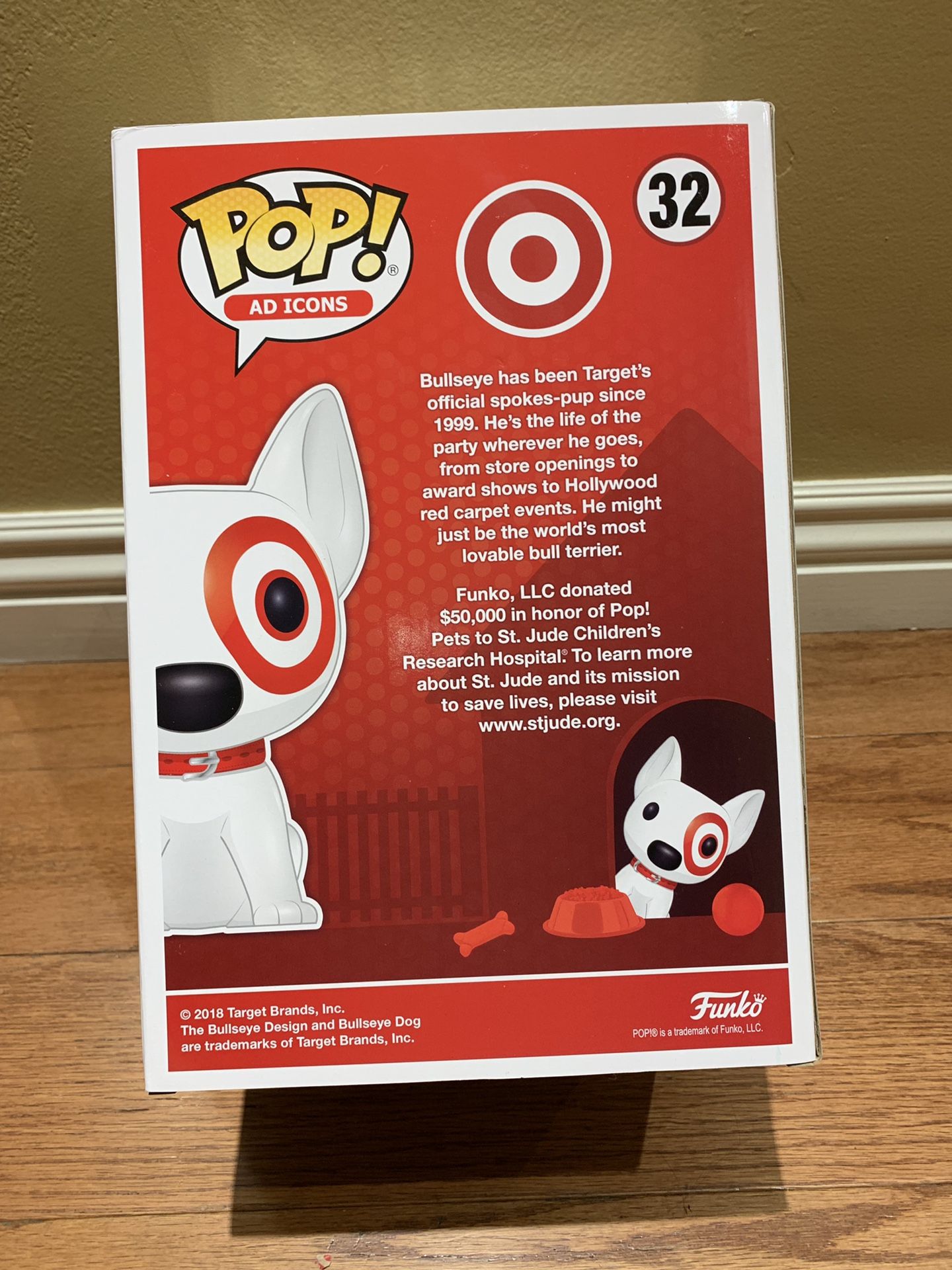 Funko Pop! Ad Icon Target Bullseye 10'' Target Exclusive for Sale