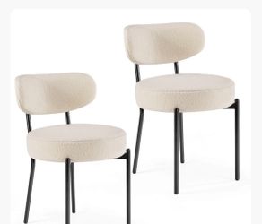 Set of 2 modern dinning chairs