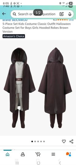 Kids 4pcs Halloween Costume 🎃  8yrs