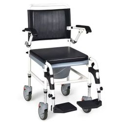 4-in-1 Transport Chair with Detachable Bucket