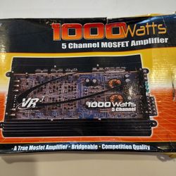 1000 Watts 5 Channel Amplifier 