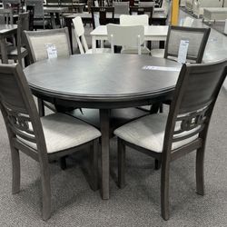 Round Dining Table Set 