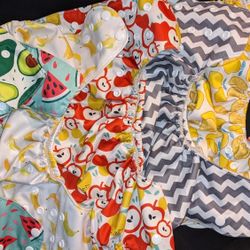 Adjustable Reusable Cloth Diapers (With Insert Sleeve)