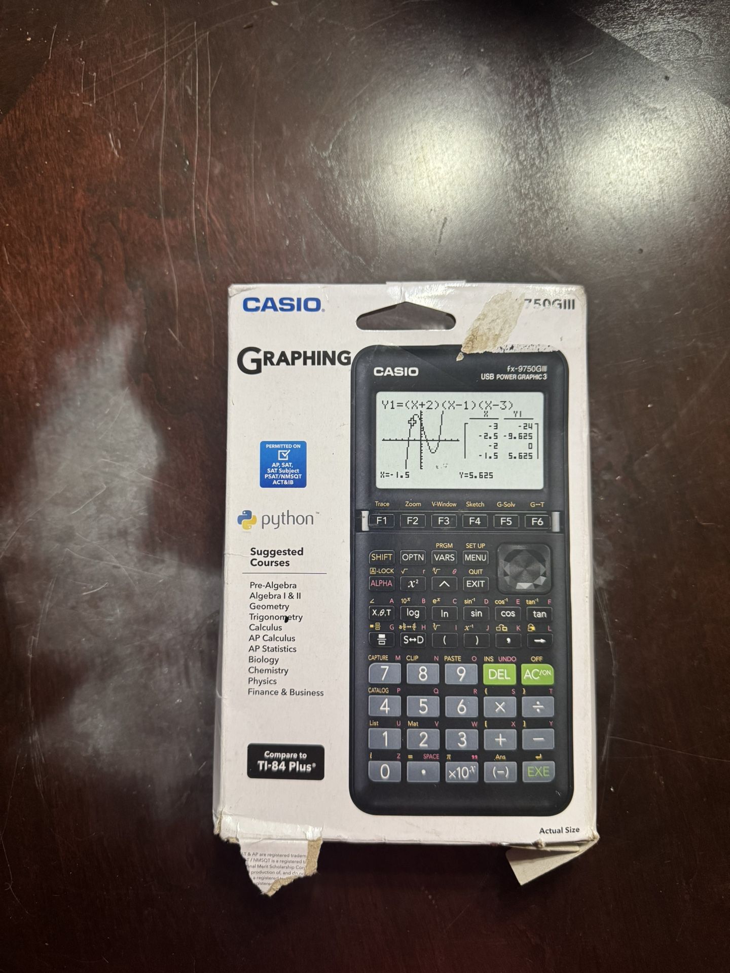 The Casio fx 9750GIII Graphing Calculator Brand New In Box
