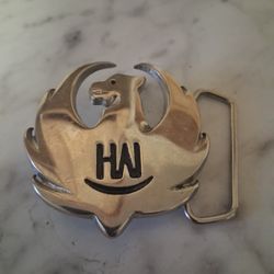 Vintage Hank Williams Jr. Belt Buckle