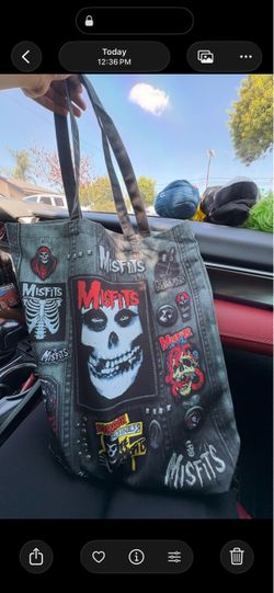 Misfits canvas bag