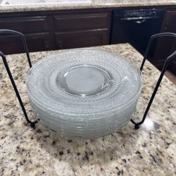 Plate Caddy, Black Iron