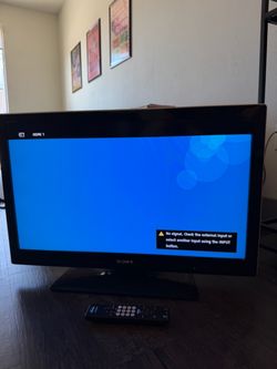 35” sony tv & remote