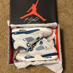 Jordan 4 Military Blue Shoes Size 7