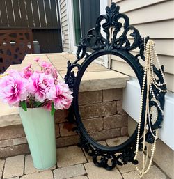LARGE ORNATE BLACK FRAME