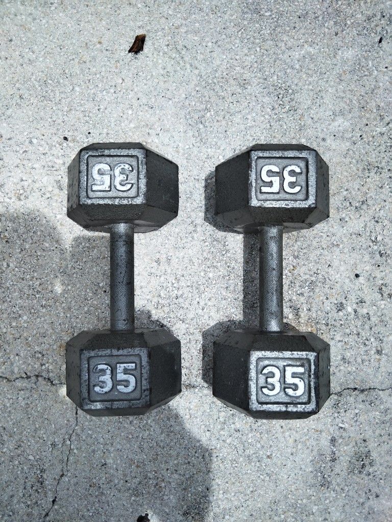HEX DUMBBELLS SETS 35 POUND