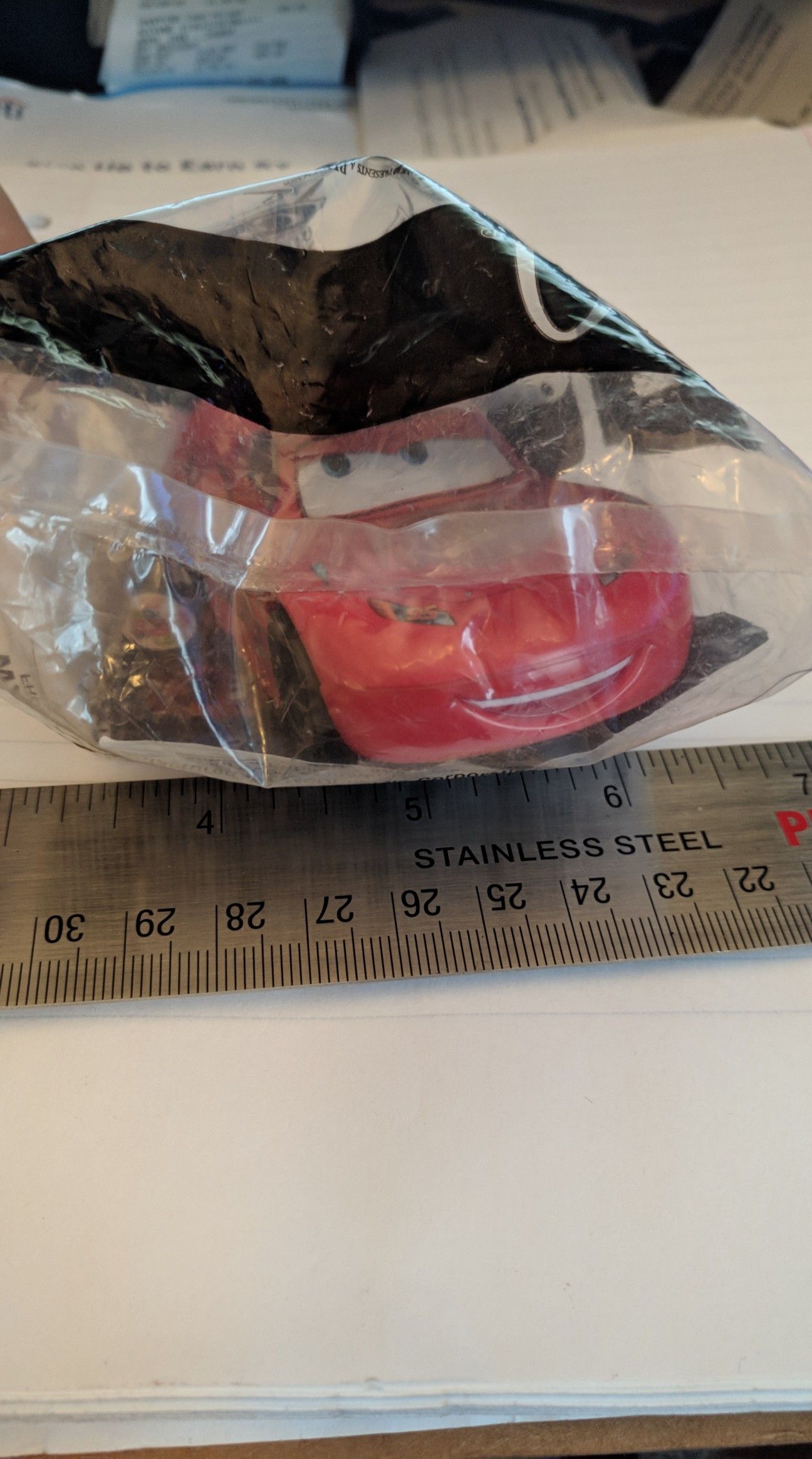 Lightning McQueen McDonald's Happy Meal Toy 2006 Disney Pixar Vintage Red Cars