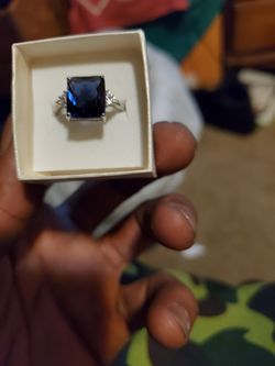 925 sapphire ring