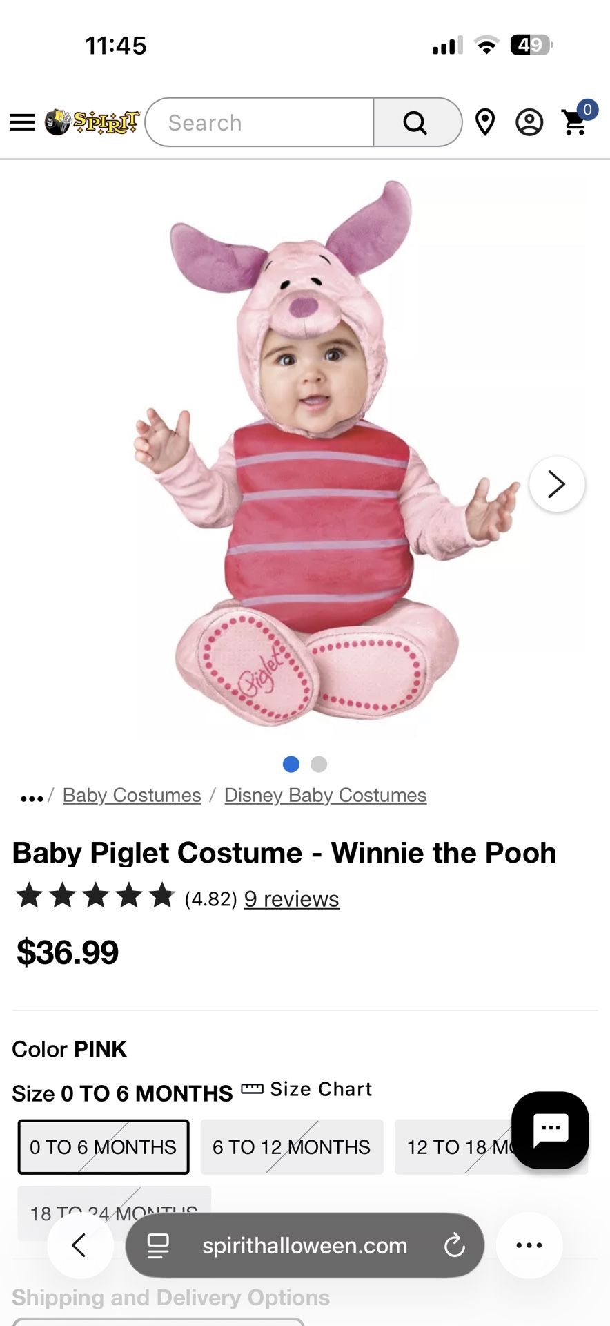 piglet infant halloween costume