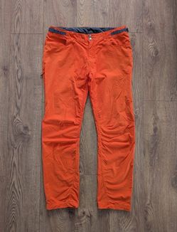 NORRONA Svalbard Light Cotton Pants (W) Women's Size L Orange Outdoor Trekking