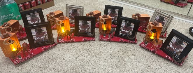 Western theme centerpieces
