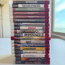 Sony PlayStation 3. PS3. Ratchet & Clank. Rainbow Six