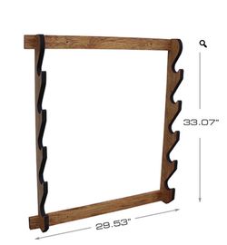 5 gun wall rack
