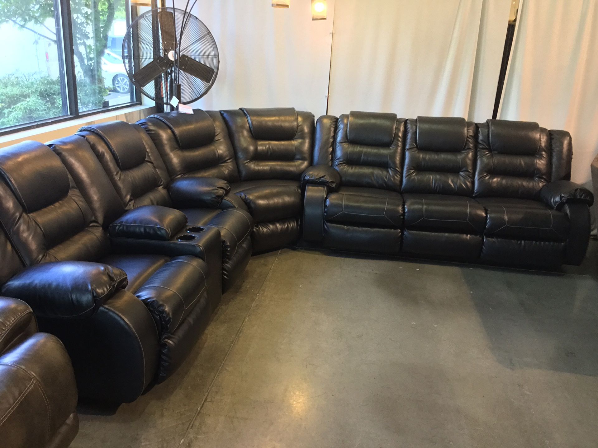 Black Reclining Sectional Sale