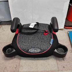Graco booster seat with two cup holders