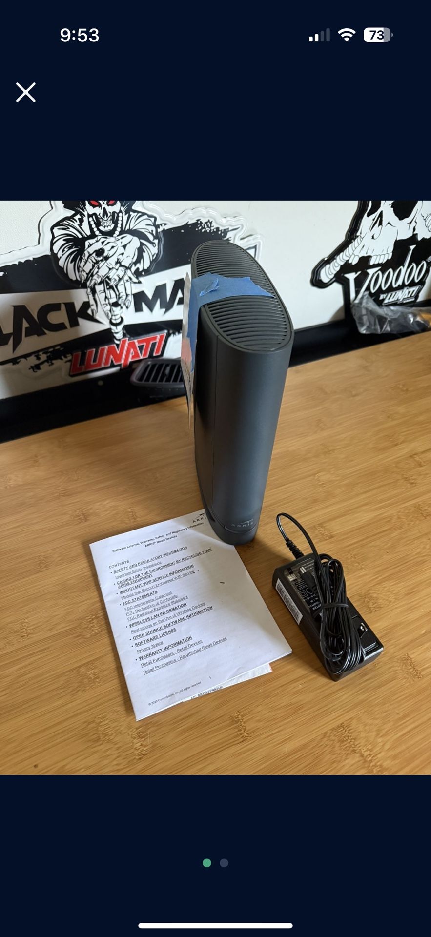 Arris G34 Modem And Router Combo