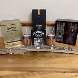 Whiskey Stave Candle Holder (Jack Barrel)
