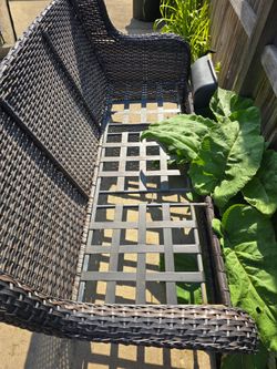 Wicker sofa need gone