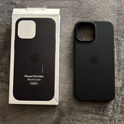 OEM Silicone Phone Case -Iphone 13 Pro Max - Midnight black