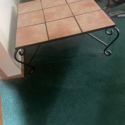 Coffee Table Blk Metal