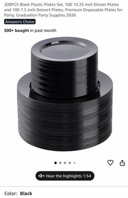 200 Pz plates black color $35