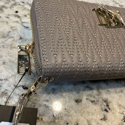 Badgley Mischka Long Wallet With Phone Pocket And Wristlet