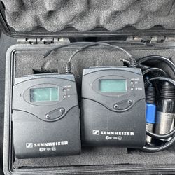 Sennheiser EW 100 G3 Lavalier Wireless Mic kit With Accessories And Pelican Case