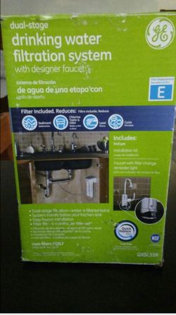 Dual-Stage Drinking Water Filtration System