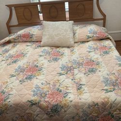 King Sz Iron Bed Frame w/box Springs