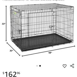 Midwest Container 48" Contour DBL Door Dog Crate $100