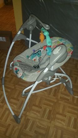 Baby swing set