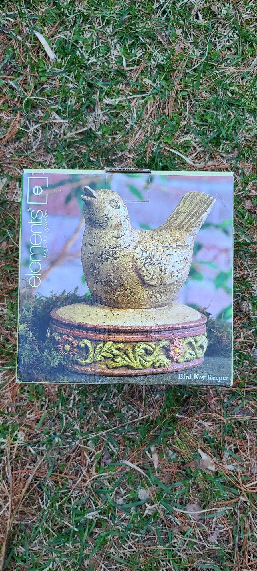 Bird Key Keeper Outdoor Garden Decor New