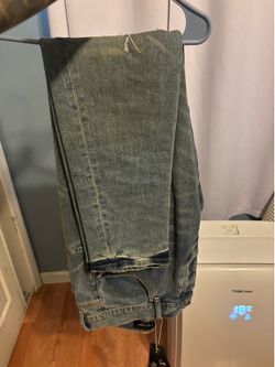 Purple jeans