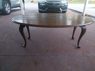 Wooden coffee table