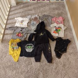 Star Wars, Mario, Disney's Mickey, Snoopy, And Jordan Onesies, Sweat Suit, Sweater, Shirts 