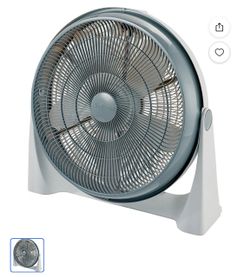 "Camair Aerospeed 20" Floor Fan - Like New / Barely Used"