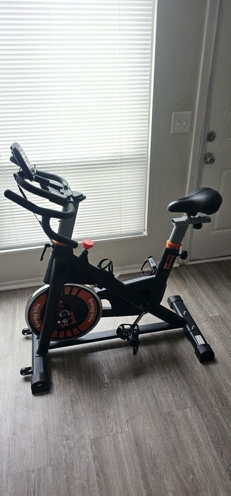 Exercise Bike, WENOKER Stationary Bike for Home, Indoor Bike with Silent Belt Drive, Heavy Flywheel, Multi-grips Handlebar. Move Out Sale!